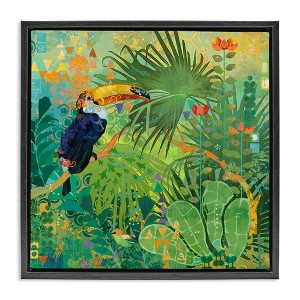 Stupell Industries Toucan Rainforest Nature, 18" x 18" - 1 of 4