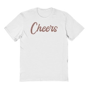 Rerun Island Men's Cheers Short Sleeve Graphic Cotton T-Shirt - 1 of 1