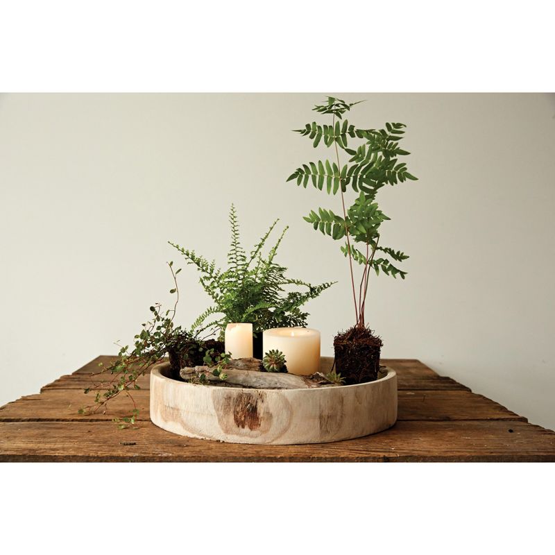 Paulownia Wood Hand-Carved Tray - Storied Home, 3 of 6