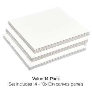 KINGART Canvas Panels 10x10 14 pc - 1 of 4