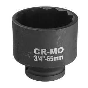 Unique Bargains 40CR Metric High Torque 3/4 Inch Driver Wrench 12 Point Impact Socket - 1 of 4