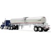 Kenworth W990 Day Cab with Walker Food Grade Tank Trailer Viper Blue 1/64 Diecast Model made by DCP/First Gear - 3 of 4