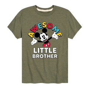 Boys' - Disney - Awesome Little Brother Short Sleeve Graphic T-Shirt - 1 of 4