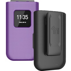 Nakedcellphone Case and Belt Clip Holster Combo for Nokia 2720 V Flip Phone - 1 of 4