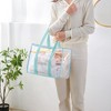 Anna-Kaci Women's Transparent Mesh Beach Tote Bag - Waterproof Travel Shoulder Bag - Green - 2 of 4