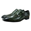 Santimon Men's Crocodile-Print Double Monk Strap Loafers Dress Shoes - 4 of 4