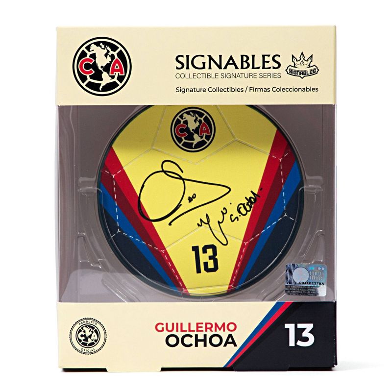 International Soccer Guillermo Ochoa Club America Signables Collectible Sports Memorabilia - Yellow, 3 of 5
