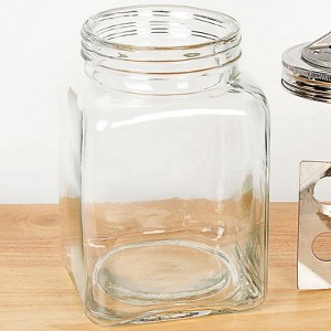 Lehman's Replacement Square Glass Jar for Lehman's Old Fashioned Large Dazey Butter Churn, Jar Only, 4 Quart - 1 of 1