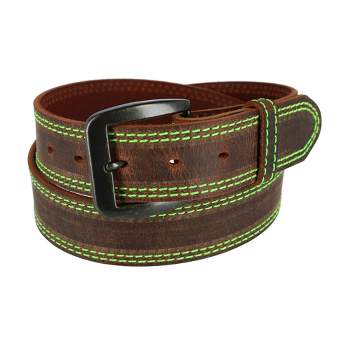 Stitched Belt - Green