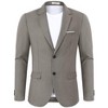 Men's Casual Blazer Sport Coat Two Button Lightweight Business Jackets - 2 of 4