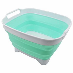SAMMART 7.5L (2 Gallons) Collapsible Dishpan with Draining Plug - 1 of 4