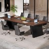 Tribesigns Modern 8ft Conference Table, Meeting Room Table with Cable Management, Large Business Seminar Furniture for Boardroom - 4 of 4