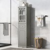 NicBex 63.8" Modern Matte Finish Bathroom Cabinet with Adjustable Shelves,2 Doors&1 Drawer,Freestanding Storage Cabinet for Bathroom - 2 of 4