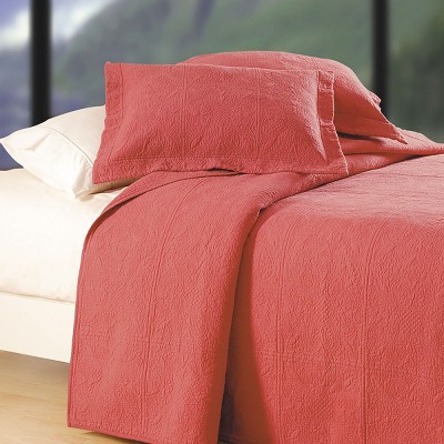 C&F Home 26" x 26" Blush Matelasse Cotton Euro Sham - Machine Washable