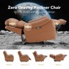 Spruce & Spring Power Genuine Leather Recliner Chair Zero-Gravity Recliner - 2 of 4