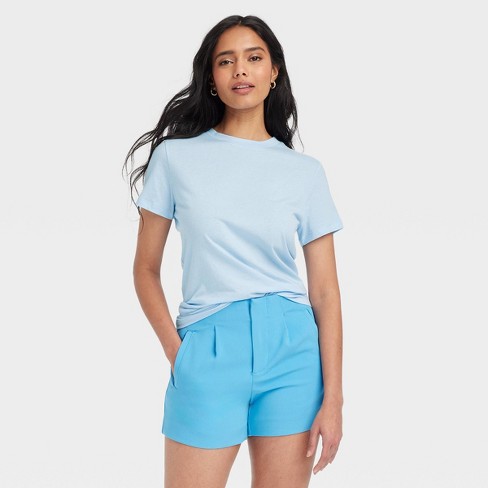 Light blue t shirt womens hotsell