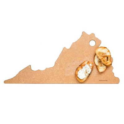 Epicurean Natural Virginia State Shape Series Cutting Board
