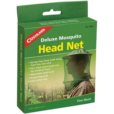 Coghlan's Deluxe Mosquito Head Net, Adjustable, Fine Mesh Stops Small Insects