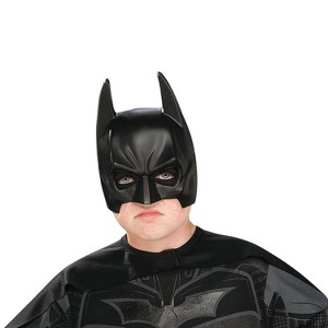 Mens Half Mask Batman Adult Costume Mask -  - Black - 1 of 1