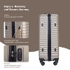 Belatt 3-Piece Luggage Set (20/24/28") - TSA Lock, 360° Spinner Wheels, Nestable Design & Adjustable Pull Rod - 3 of 4