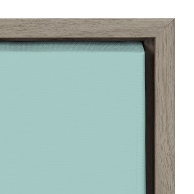 Relax Pale Teal Motivational Quote Canvas Print, 18x24