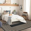 Lahome Rectangle Geometric Frame Machine Washable Outdoor Area Rug-Durable Carpet for Patio, Deck, or Garden - 3 of 4