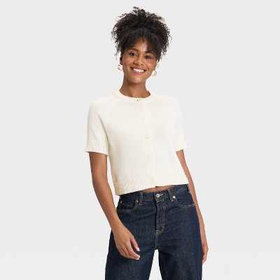 Women's Short Sleeve Cardigan - Universal Thread™