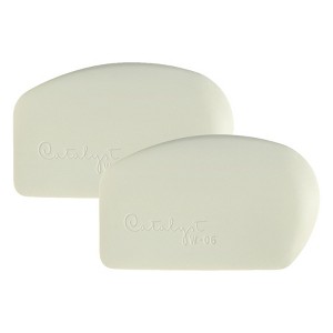 Princeton Catalyst Tool Wedge, Silicone, Mixed Media Paintbrush, White, Size 6, Pack of 2 - 1 of 4
