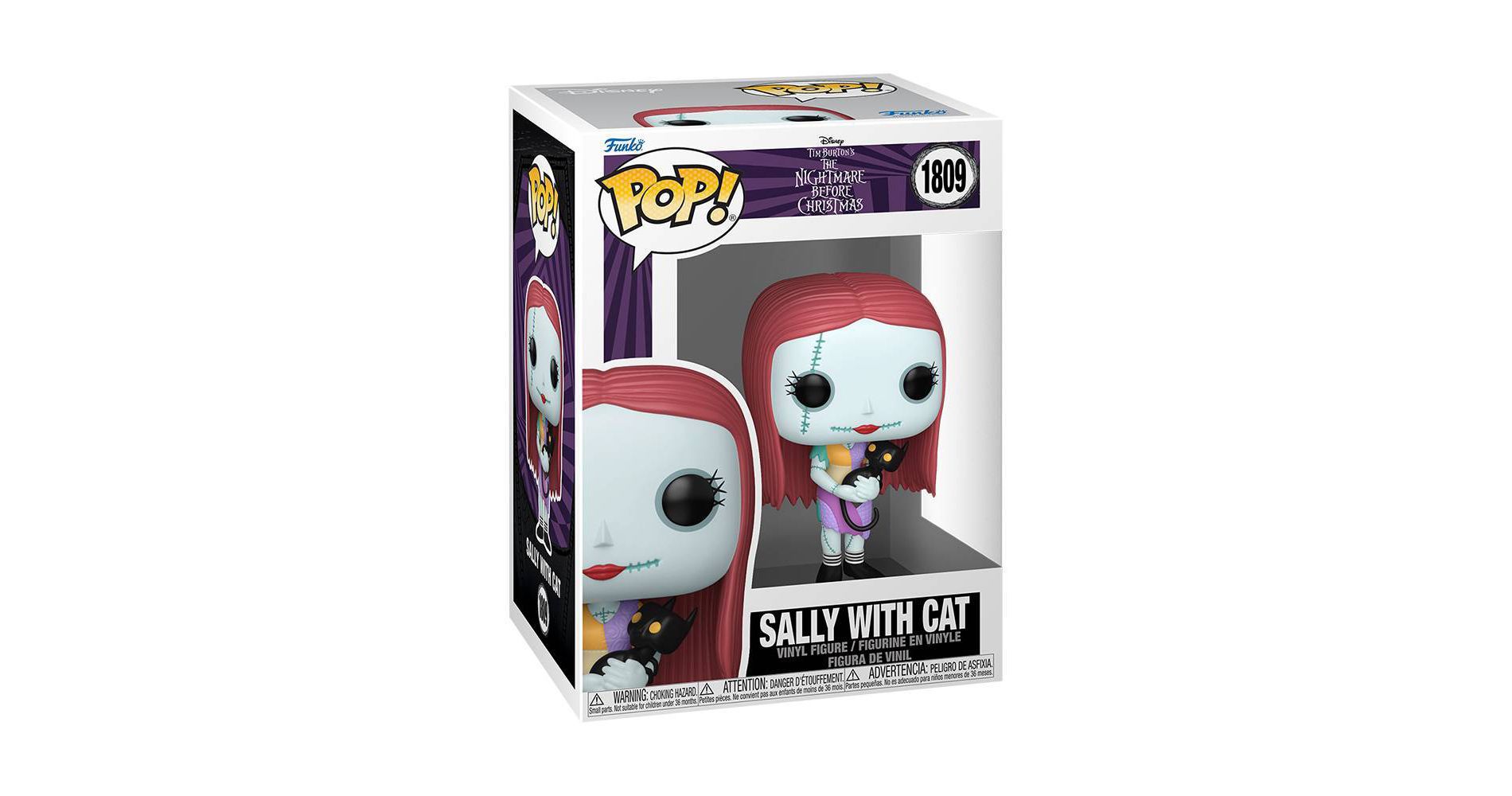 Funko POP! Disney Tim Burton's The Nightmare Before Christmas - Sally with Cat Vinyl Figure #1809