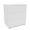 Polifurniture Madison 3 Drawer Dresser White - 2 of 4
