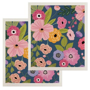 Briarwood Lane Happy Blooms Swedish Dishcloth (2-pack) - 1 of 4