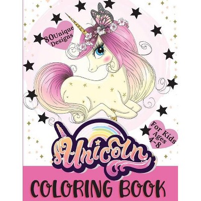 Unicorn Coloring Book - by  Lora Dorny (Paperback)