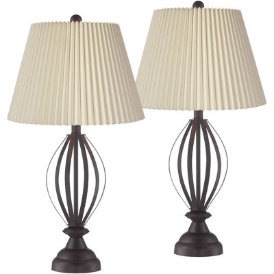 360 Lighting Grant Rustic Farmhouse Table Lamps 26 1/2