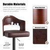 MOONMISS Cat Scratch Cloth Bar Stools Set of 2 adjustable height and 360 Degree Swivel with Footrest for Bar, Kitchen, Dining Room - 3 of 4