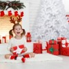 Tangkula 5/6/7/8FT Artificial White PVC Christmas Tree Outdoor w/ Metal Stand and Anti-scratching Cover - 4 of 4