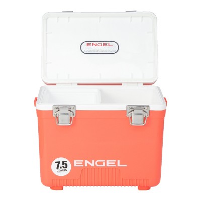 Engel 7.5-Quart EVA Gasket Seal Ice and DryBox Cooler with Carry Handles