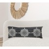 20" Orange and Off White Throw Pillow - 2 of 4