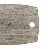 14" Large Beige Marble Earthy Tones Charcuterie Tapas Cheese Fruit Serving Board - 3 of 4