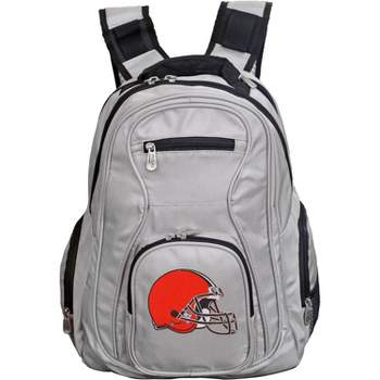 NFL Cleveland Browns Premium 19" Laptop Backpack - Gray