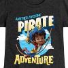 Girls' - Santiago of The Sea - Another Awesome Pirate Adventure Fitted Short Sleeve Graphic T-Shirt - 2 of 4