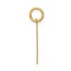 Black Bow Jewelry 14k Yellow Gold, Jersey Collection, Small Number 11 Pendant - 2 of 4