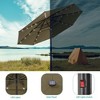 Sonkuki 10FT Outdoor 3-Tier Patio Market Umbrella w/Solar Lights and Aluminum Pole - 4 of 4
