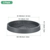 Unique Bargains Plastic Indoor Outdoor Durable Plant Saucer 2 Pcs - 2 of 4