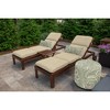 Casual Cushion Solid Sunbrella Fabric 1-Piece Outdoor Chaise Cushion, 22.5"W x 74"L - 2 of 4