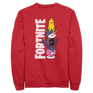 Men's Fortnite Cute Characters Logo Sweatshirt - 1 of 4
