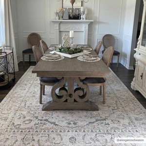 Hauteloom Hiti Cream Flat Pile Washable Rug - 1 of 4