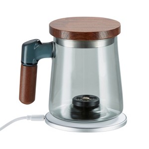 VEVOR Hydrogen Water Cup, 400 ml / 14.1 oz Hydrogen Generator, SPE Technology Portable Hydrogen Water Ionizer Machine with Wireless Charging Base - 1 of 4