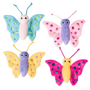 Spot Shimmer Glimmer Butterfly Catnip Toy - Assorted Colors (1 unit) - 1 of 4