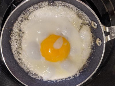 Granitestone Blue 5.5'' Nonstick Egg Pan With Rubber Grip Handle : Target