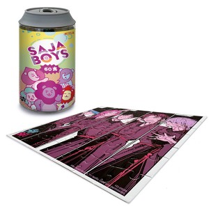 KPop Demon Hunters: Saja Boys Soda Demon Puzzle 60pc Can : Target